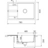 Кухонная мойка Schock Optima 60D Max саббиа Кухонная мойка Schock Optima 60D Max саббиа