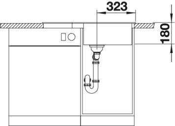 Кухонная мойка Blanco Tamos 45S шампань