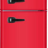 Холодильник с морозильником HARPER HRF-T140M (Red)