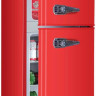 Холодильник с морозильником HARPER HRF-T140M (Red)