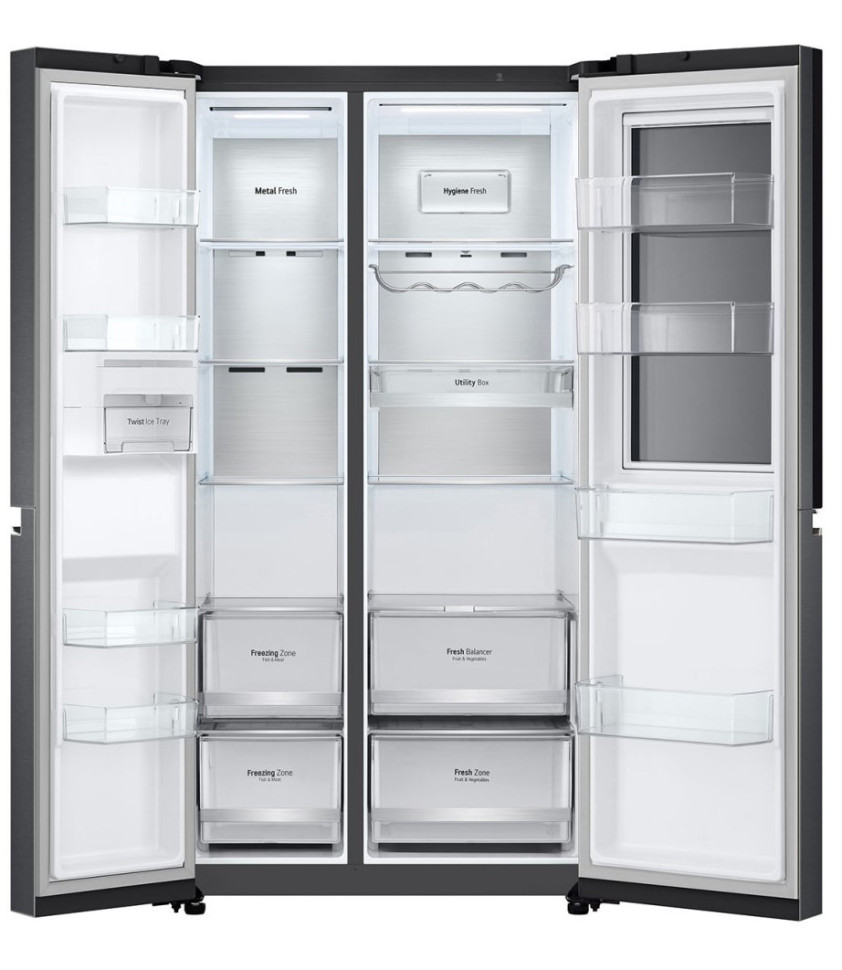 Холодильник side by side LG DoorCooling+ GC-Q257CBFV