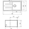 Кухонная мойка Teka STONE 50 B-TG карбон