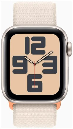 Умные часы Apple Watch SE 2 2023 40мм (сияющая звезда/сияющая звезда, нейлоновый ремешок) Умные часы Apple Watch SE 2 2023 40мм (сияющая звезда/сияющая звезда, нейлоновый ремешок)