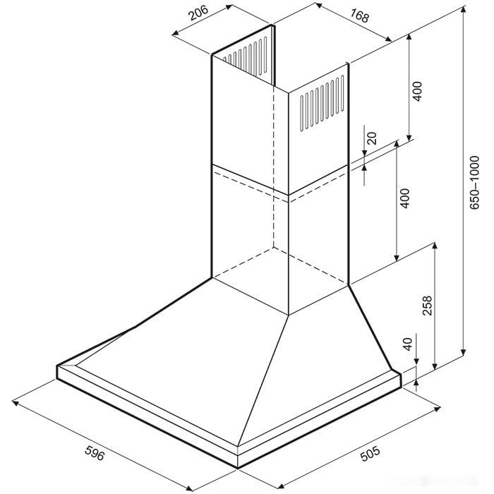 Вытяжка Krona Bella 600 PB Retro (слоновая кость) Вытяжка Krona Bella 600 PB Retro (слоновая кость)