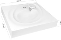 Умывальник Gran-Stone GS 4U (белый)