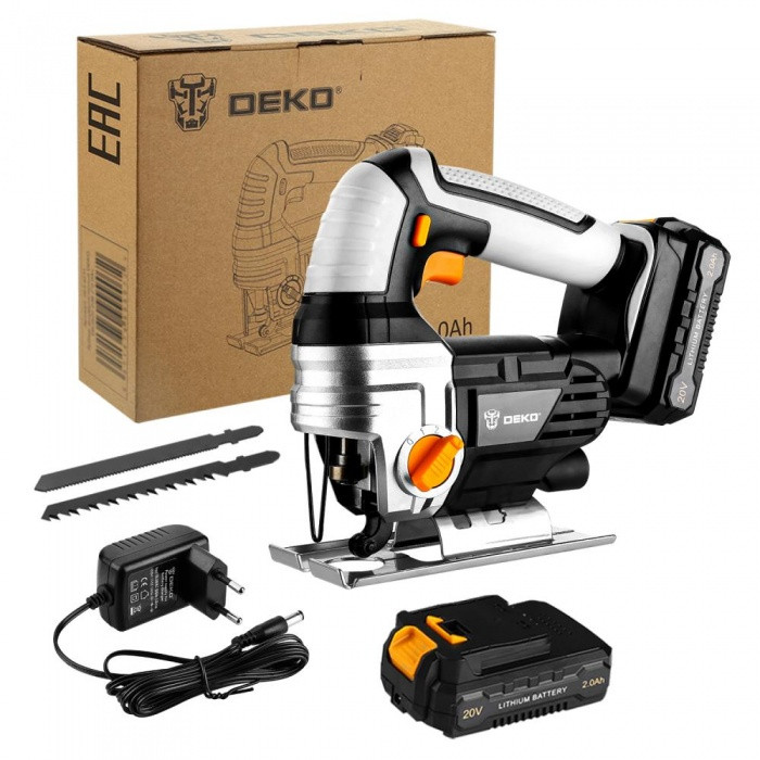 Лобзик Deko DKJS20 SET 2 063-4211 (с 2-мя АКБ)