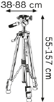 Штанга для дальномера  Bosch BT 150