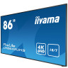 Информационная панель IIYAMA ProLite LH8642UHS-B3 Информационная панель IIYAMA ProLite LH8642UHS-B3