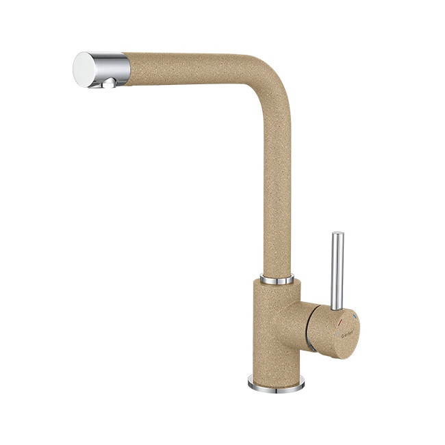 Смеситель GranFest Мрамор 3651 песочный