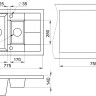 Кухонная мойка Granula 7802 (Пирит) Кухонная мойка Granula 7802 (Пирит)