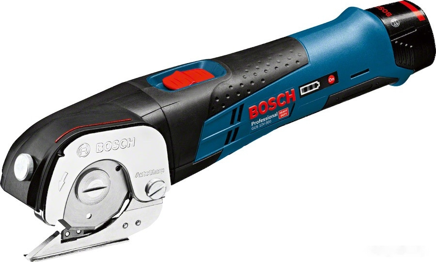 Листовые электрические ножницы Bosch GUS 12V-300 Professional 06019B2904 (с 2-мя АКБ, кейс)