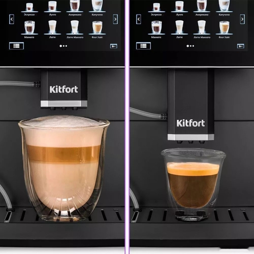 Кофемашина Kitfort KT-7374 Кофемашина Kitfort KT-7374