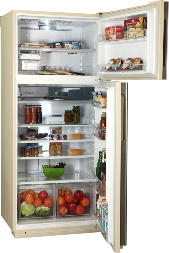 Холодильник с верхней морозильной камерой Sharp SJ-XE59PMBE