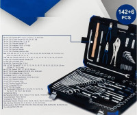 Универсальный набор инструментов Scheppach Sch-41421-5 Gold (148 предметов)