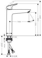 Смеситель Hansgrohe Logis 71091000