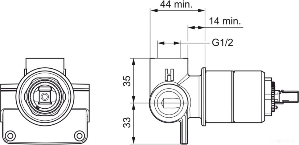 Смеситель Oras Set Polara 1488