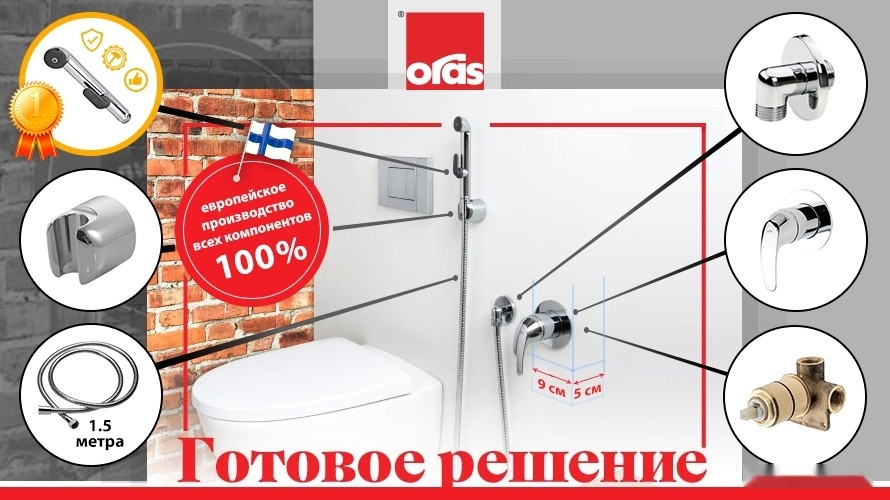 Смеситель Oras Set Polara 1488