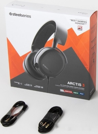 Наушники SteelSeries Arctis 3 2019 Edition (черный)