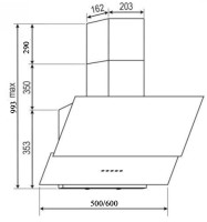 Вытяжка Schtoff Nevida 600 (черный)