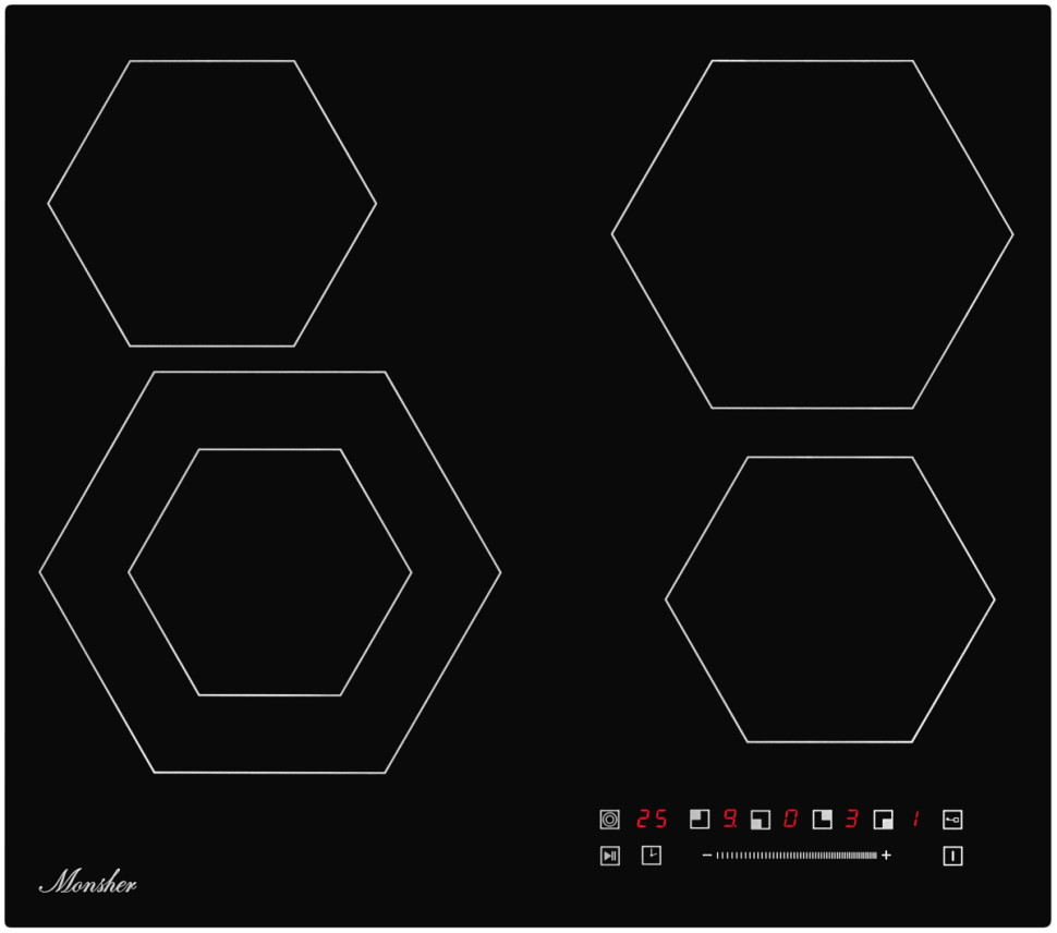 Варочная панель Monsher MHE 6012 Варочная панель Monsher MHE 6012