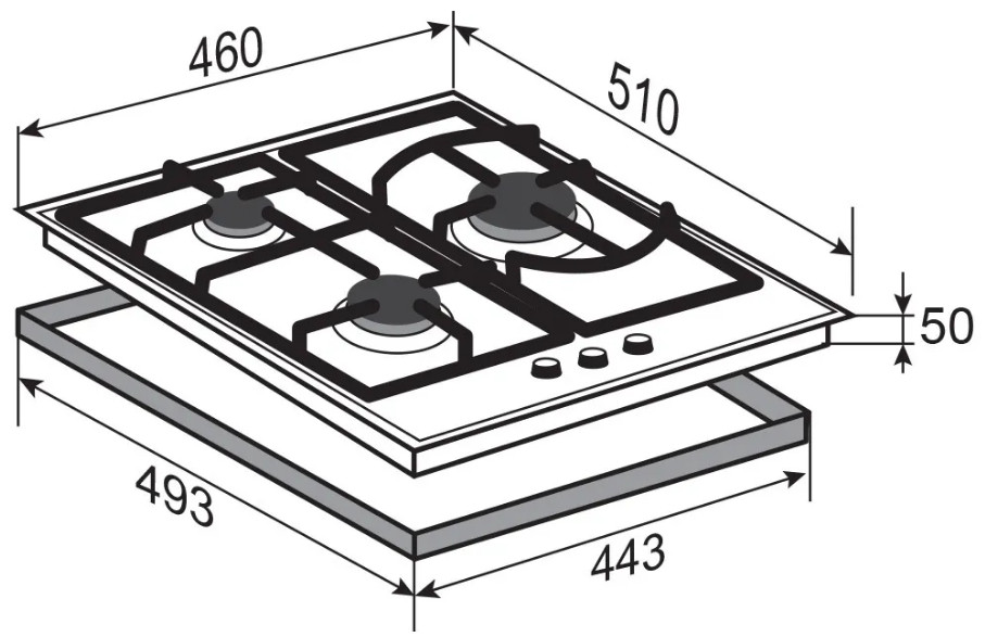 Варочная панель Zigmund & Shtain G 14.4 S Варочная панель Zigmund & Shtain G 14.4 S