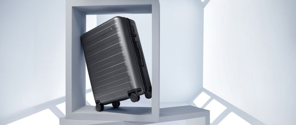 Чемодан-спиннер 90 Ninetygo Rhine Pro Luggage 28 (серый)