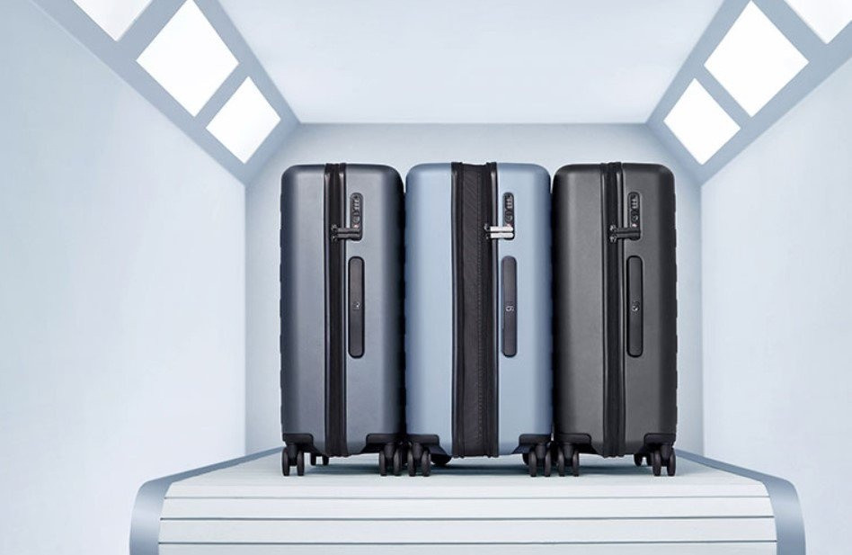 Чемодан-спиннер 90 Ninetygo Rhine Pro Luggage 28 (серый)