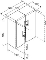 Холодильник side by side Liebherr SBS 7212