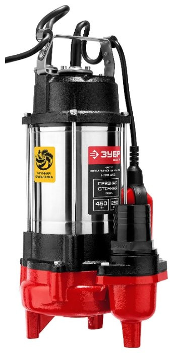 Фекальный насос ЗУБР НПФ-450