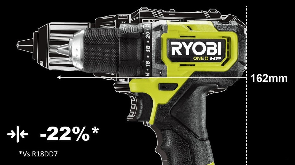 Дрель-шуруповерт Ryobi RDD18C-0 5133004979 (без АКБ) Дрель-шуруповерт Ryobi RDD18C-0 5133004979 (без АКБ)