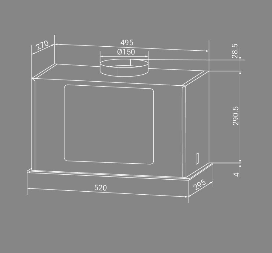 Вытяжка HIBERG VMF 6191 W Вытяжка HIBERG VMF 6191 W