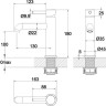 Смеситель Whitecross Y Y1211BL (черный матовый)