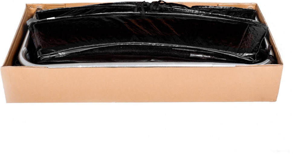 Батут GetActive Jump 10ft - 312 см с лестницей, внешней сеткой (черный) Батут GetActive Jump 10ft - 312 см с лестницей, внешней сеткой (черный)