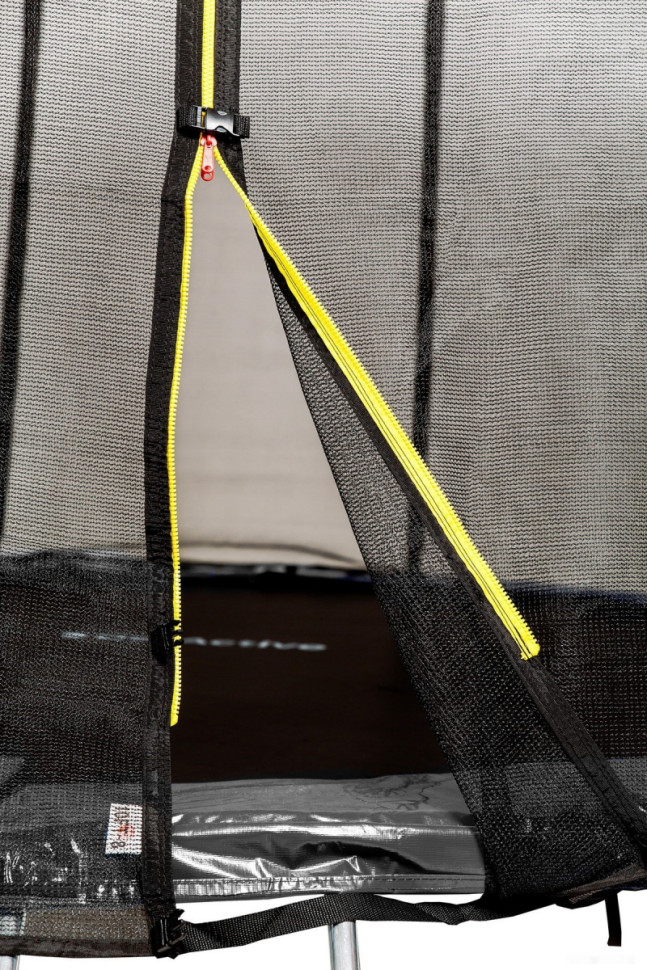 Батут GetActive Jump 10ft - 312 см с лестницей, внешней сеткой (черный) Батут GetActive Jump 10ft - 312 см с лестницей, внешней сеткой (черный)