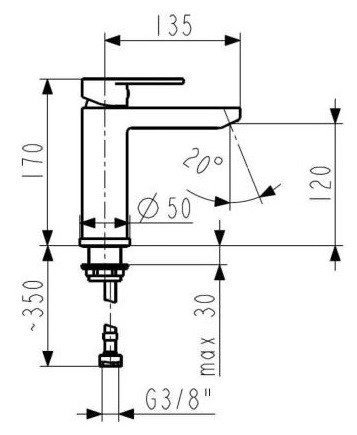 Смеситель Armatura Cassini 4122-811-00
