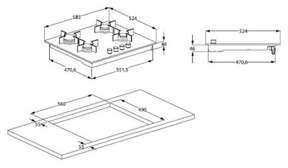 Варочная панель Beko HILW 64225 S