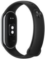 Фитнес-браслет Xiaomi Smart Band 8 (серый, с черным силиконовым ремешком, международная версия)