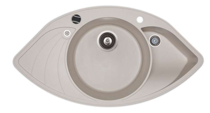 Кухонная мойка AquaSanita Papillon SCP151AW 710 alba