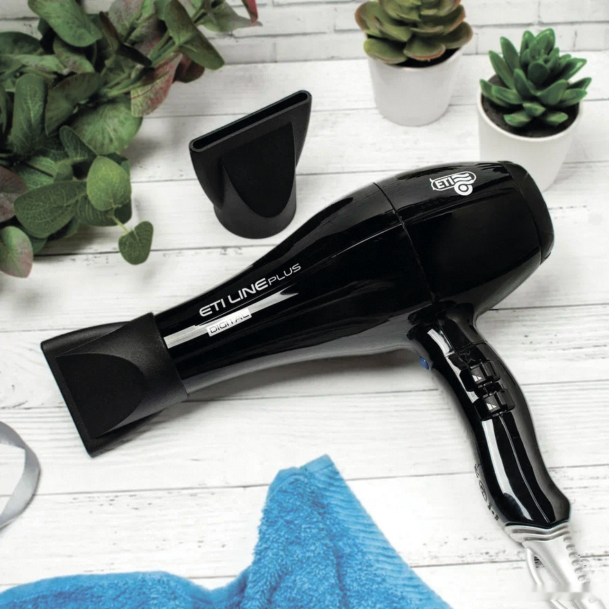 Фен ETI Line Digital Plus (черный) Фен ETI Line Digital Plus (черный)