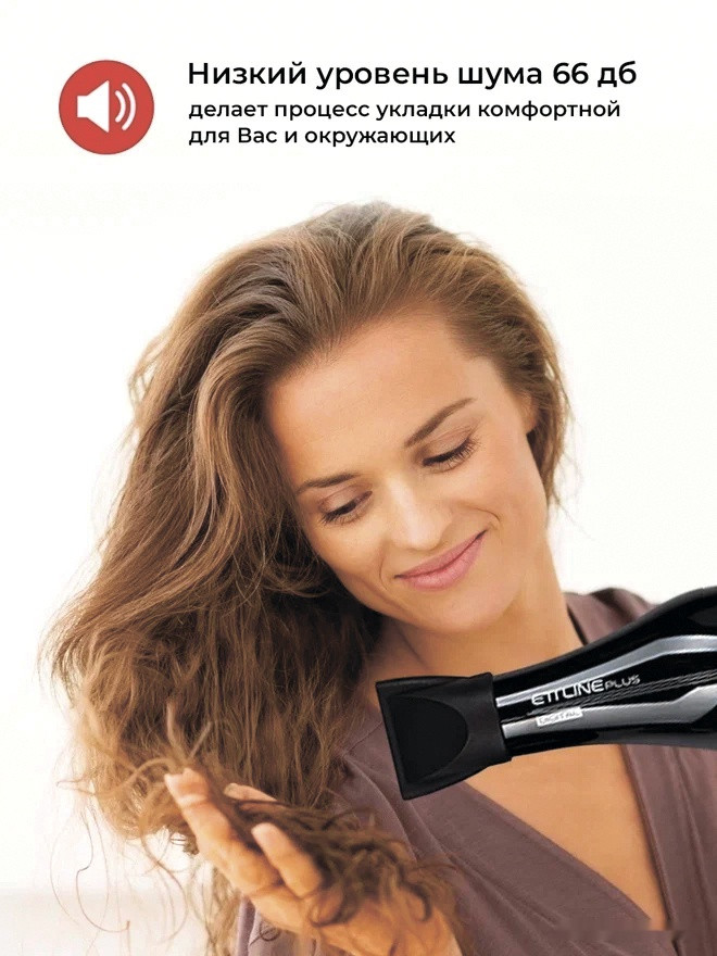 Фен ETI Line Digital Plus (черный) Фен ETI Line Digital Plus (черный)
