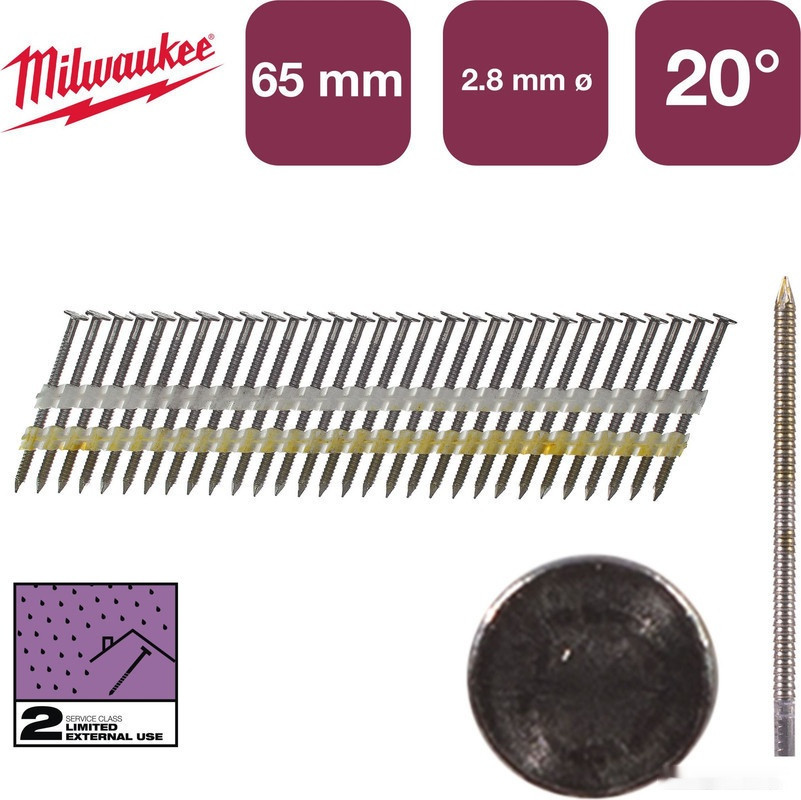 Гвозди для пистолета Milwaukee 4932492591 (2000 шт)