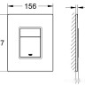 Панель смыва Grohe Skate Cosmopolitan 38849HT0 (ясень)