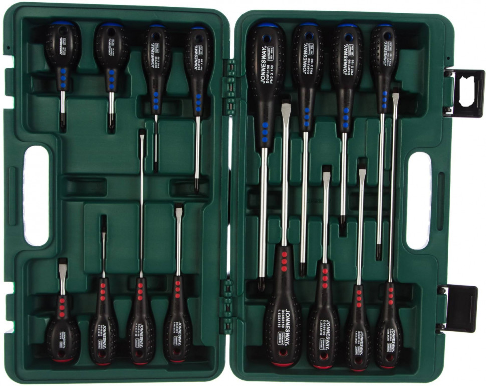 Набор отверток Jonnesway D04PP16S (16 предметов)