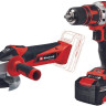 Einhell TE-TK 18/2 Li Kit CD+AG 4257240 (шуруповерт, УШМ, 1 АКБ, сумка, набор оснастки) Einhell TE-TK 18/2 Li Kit CD+AG 4257240 (шуруповерт, УШМ, 1 АКБ, сумка, набор оснастки)