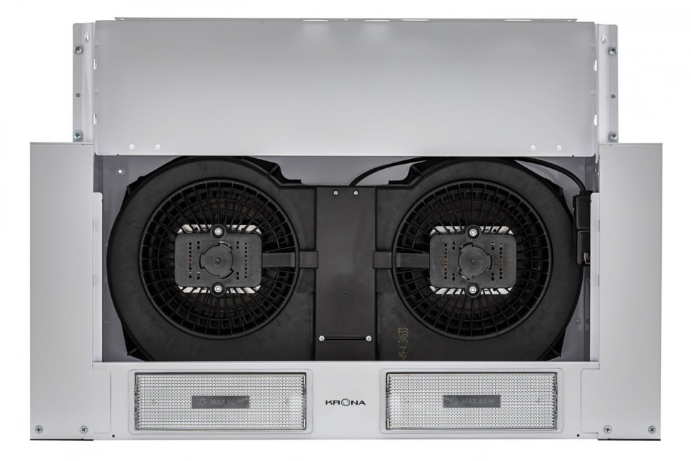 Вытяжка Krona Kamilla Wood (белый, без деревянной панели, 2 мотора)