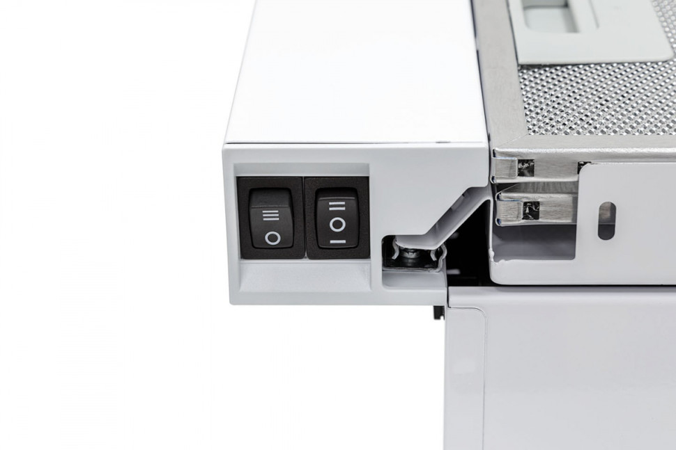 Вытяжка Krona Kamilla Wood (белый, без деревянной панели, 2 мотора)