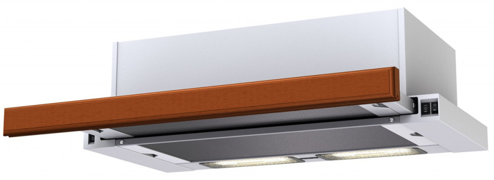 Вытяжка Krona Kamilla Wood (белый, без деревянной панели, 2 мотора)