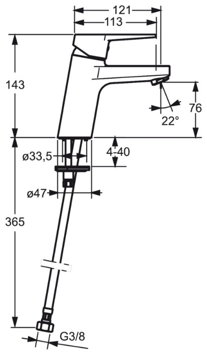 Смеситель Oras Twista 3810F
