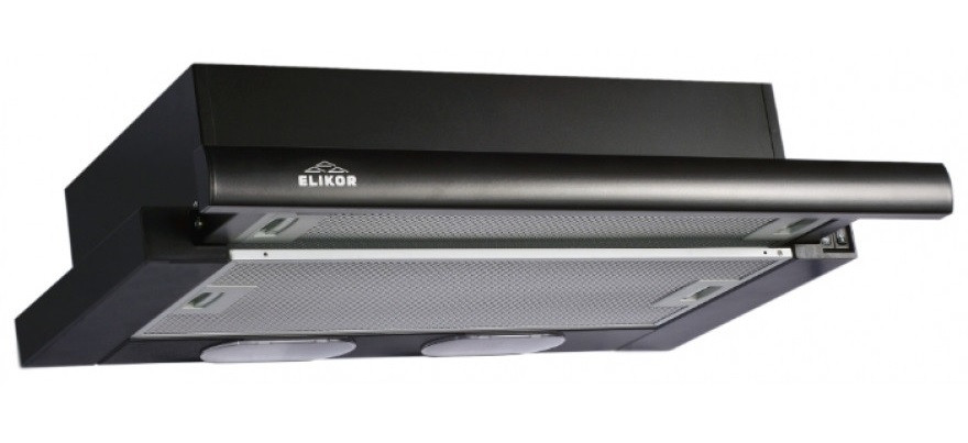 Вытяжка Elikor Интегра 60П-400-В2Л (черный)