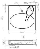 Умывальник Andrea Comfort